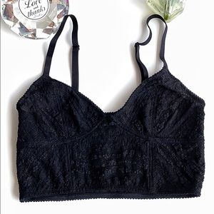 Free People black Bralette